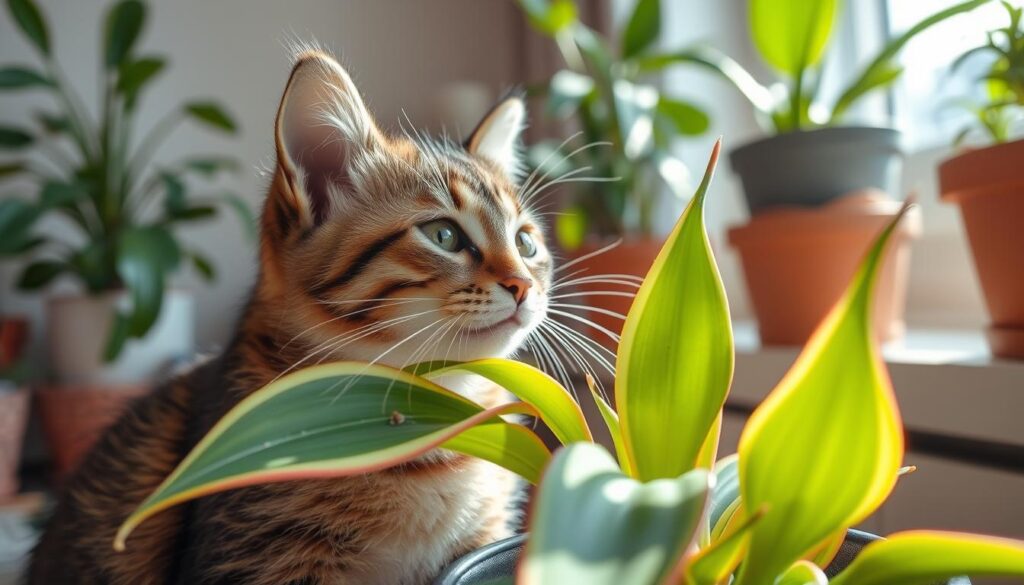 What to Do if Your Cat Eats a Snake Plant